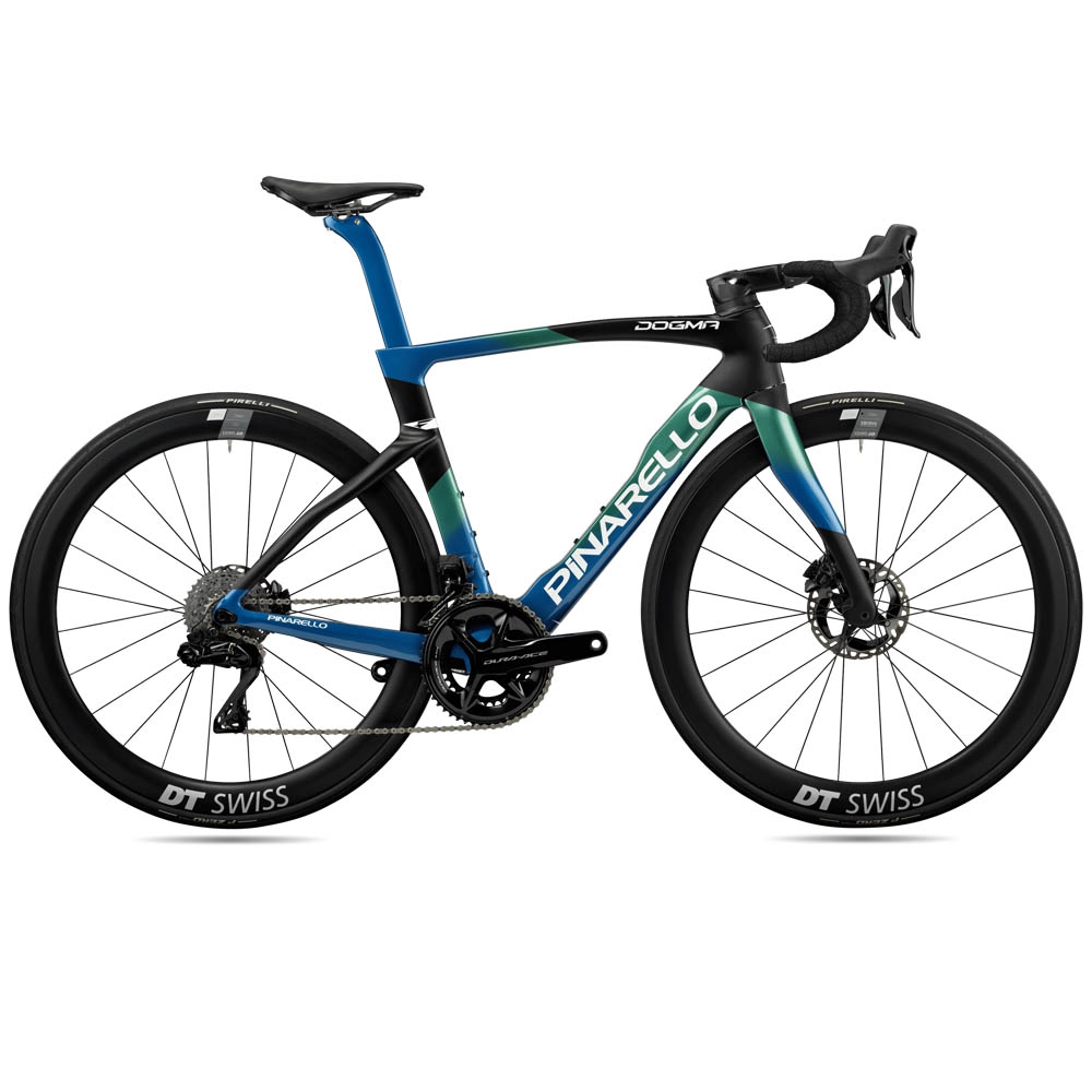 2024 Pinarello Dura Ace Di2 – Nebula Green Blue Road Bike (WAREHOUSEBIKE)